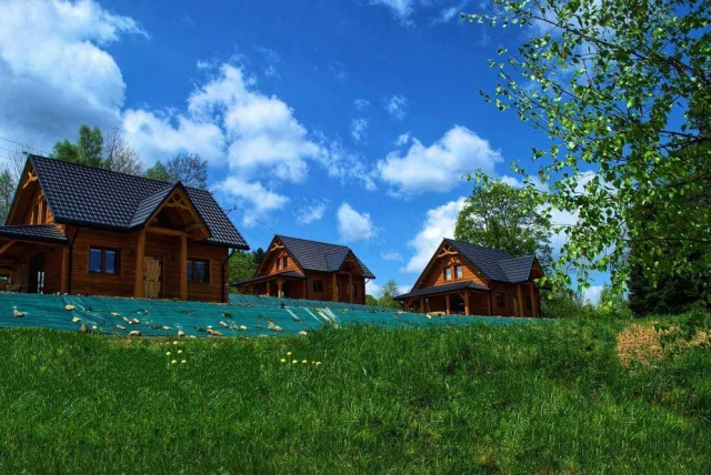 Domek Bieszczady Noclegi w Bieszczadach Solina Polańczyk Sauna Jacuzzi — Ropienka