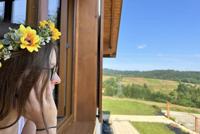 Domki do wynajęcia Bieszczady z banią na wyłączność — Wołkowyja
