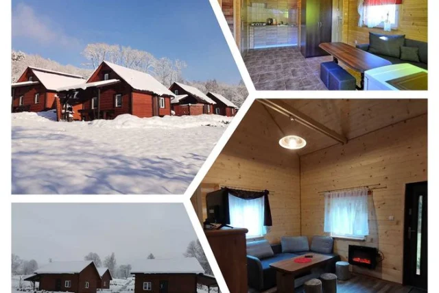 domek ,chata ,ruska bania, jacuzzi, na uboczu, wieś, bieszczady, — Ustrzyki Dolne
