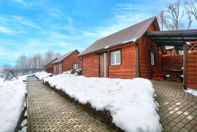 domek ,chata ,ruska bania, jacuzzi, na uboczu, wieś, bieszczady, — Ustrzyki Dolne