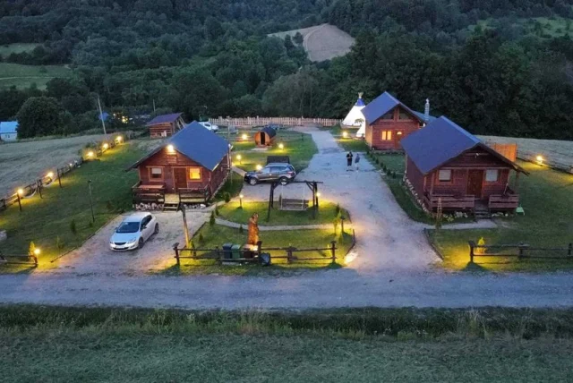 Domki w bieszczadach z jacuzzi i sauna — Hoczew