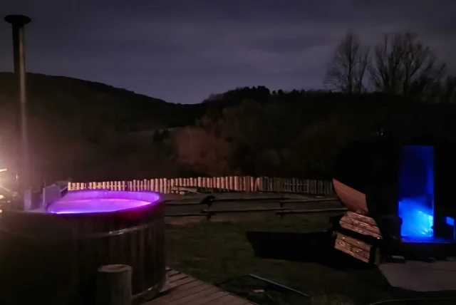 Domki w bieszczadach z jacuzzi i sauna — Hoczew