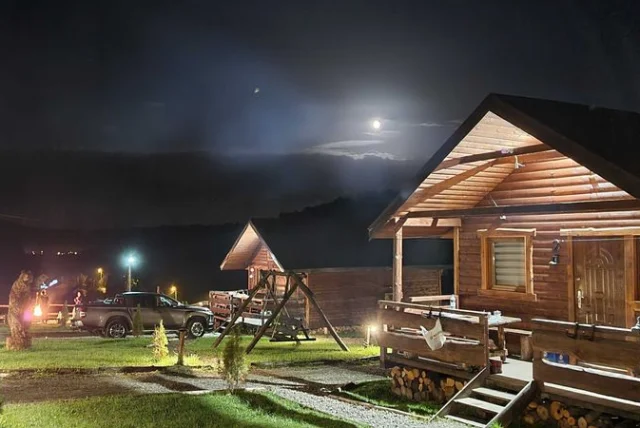 Domki w bieszczadach z jacuzzi i sauna — Hoczew