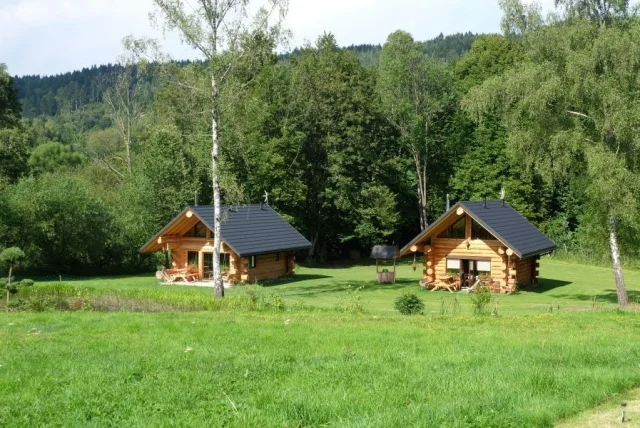Domki w Bieszczadach u Pati całoroczne sauna balia Ustrzyki Górne Lutowiska — Lutowiska
