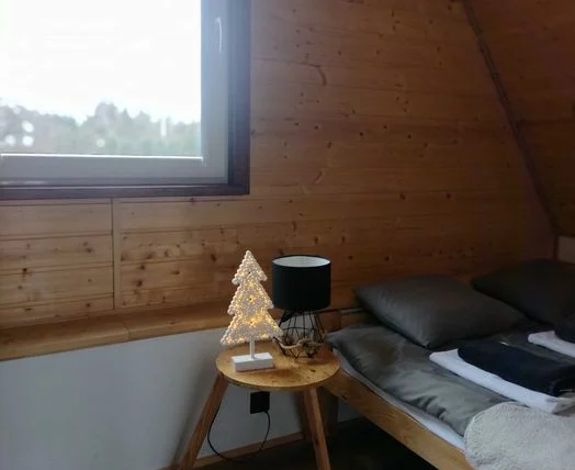 Domki domek Brzozówka Bieszczady (dwa domki-kominek+sauna zew., grill) — Ustrzyki Dolne