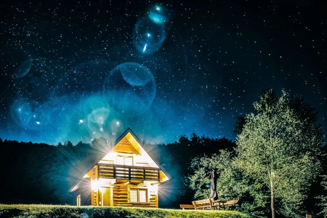 Kryjówka Yetiego Domek z Jacuzzi Bieszczady. Totalne zacisze… — Baligród