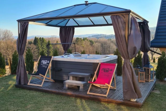 Domek Bieszczady Polańczyk Solina Jacuzzi — Polańczyk